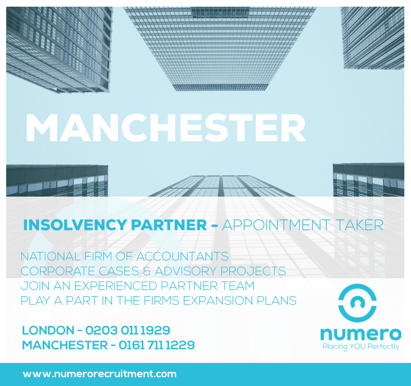 Insolvency Partner - Numero Recruitment